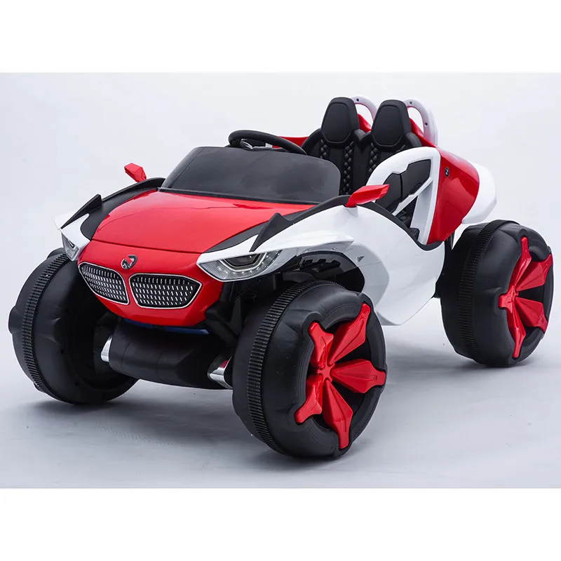 hotsale 12V kids rid on toy car with LED lights and plastic wheels