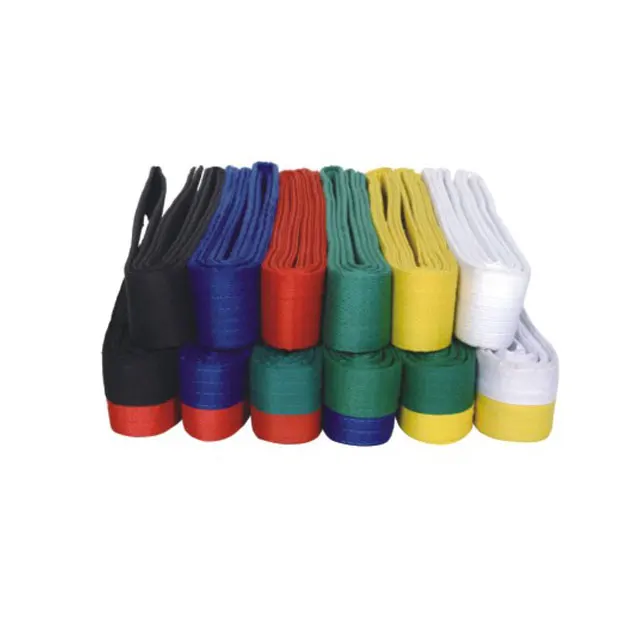 Martial Arts Karate Equipment Cotton Karate Belt Colors