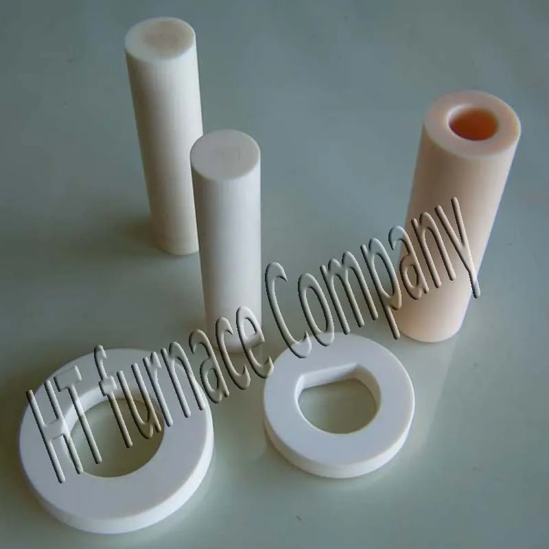 HT high quality 99 alumina ceramic rod with thread
