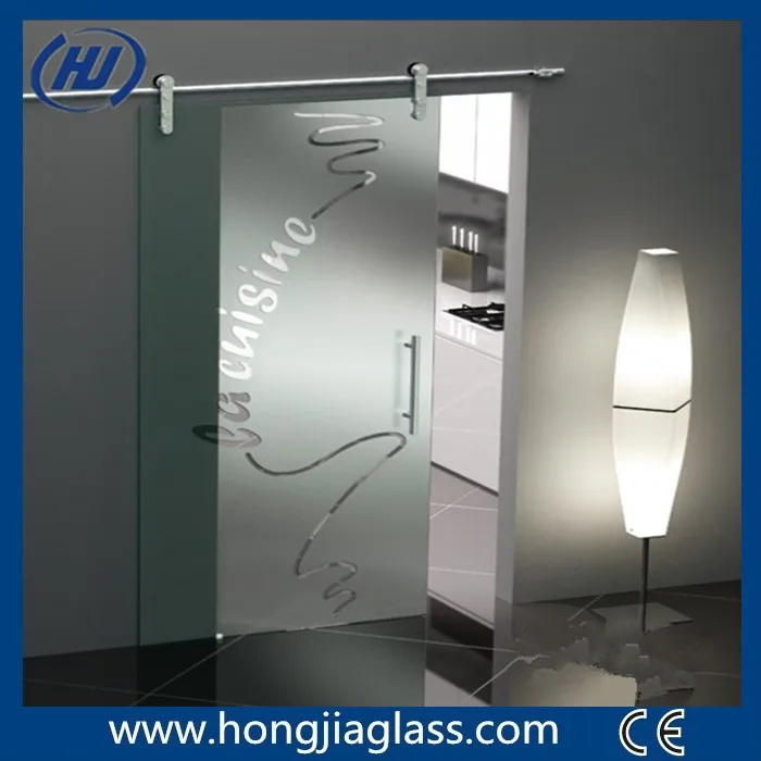 CE tempered glass sliding door glass large sliding glass doors