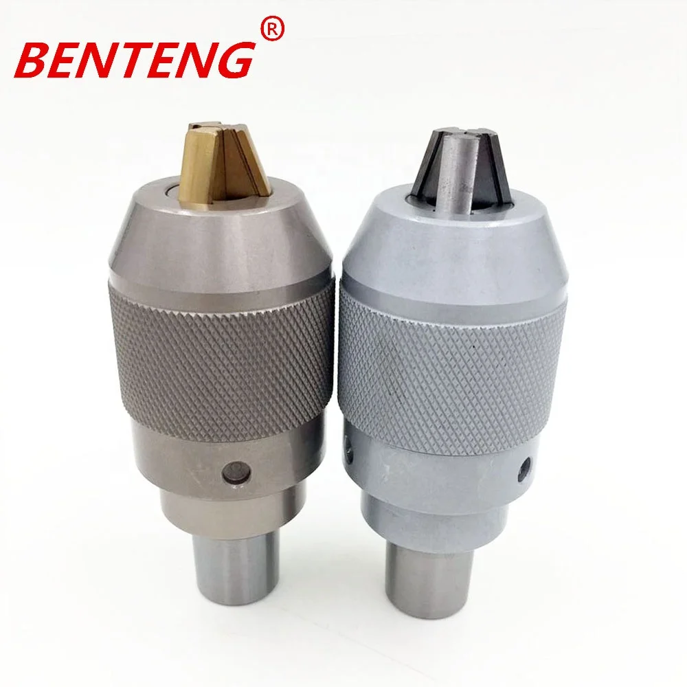 Good Price 3 Jaws APU 10mm Integrated MT Type Keyless Drill Chuck With Mt2 Shank