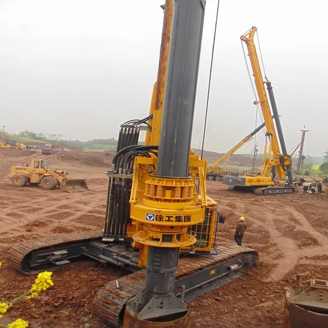 High quality XR220DII 52m deep mobile rotary drilling rig with CIF price hot sale