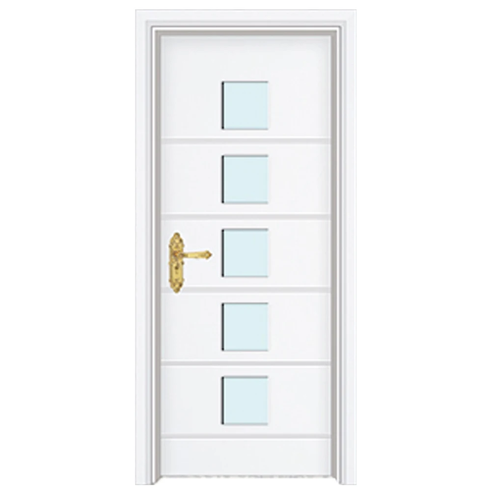 
High Quality Aluminum Glass Door Waterproof Swing Closet Door Bathroom Door 