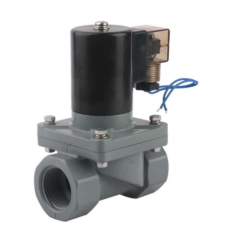 Hewcho UPVC CPVC Alkali Chemical Resistant Solenoid Valve