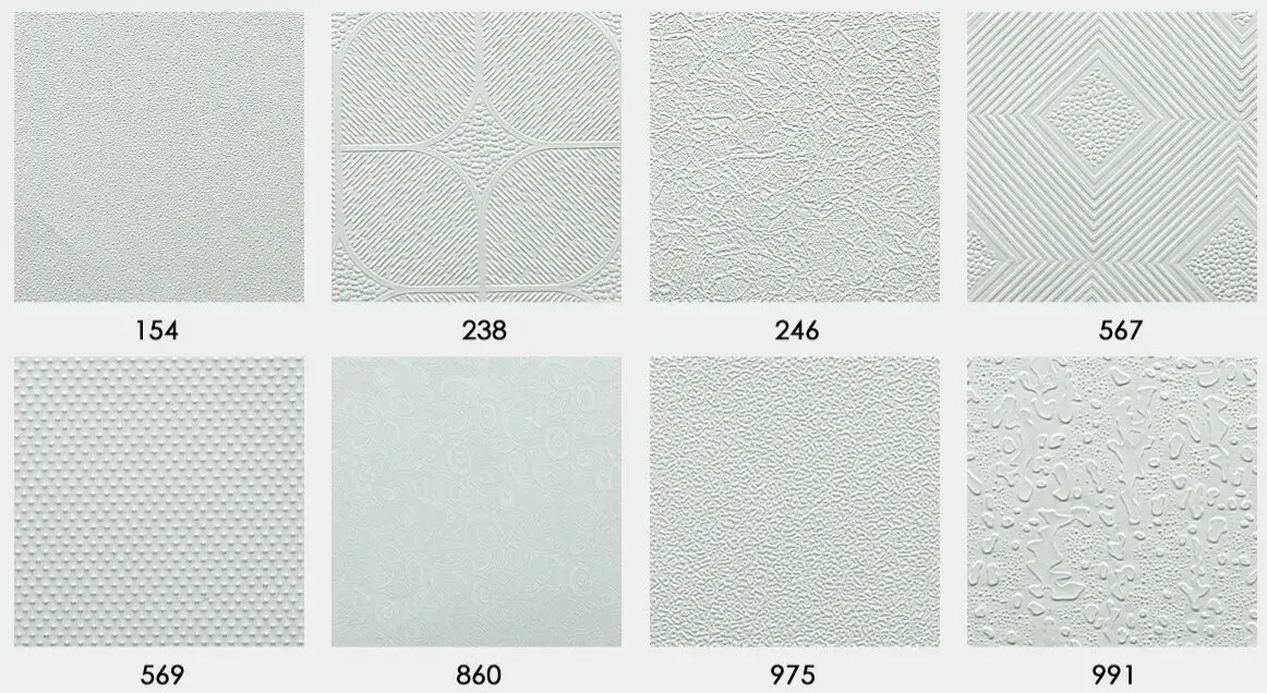 Красочная гипсовая потолочная плитка из ПВХ (подкладка из алюминиевой фольги) для внутреннего потолка, лучшее качество, самая низкая цена, ПВХ доска