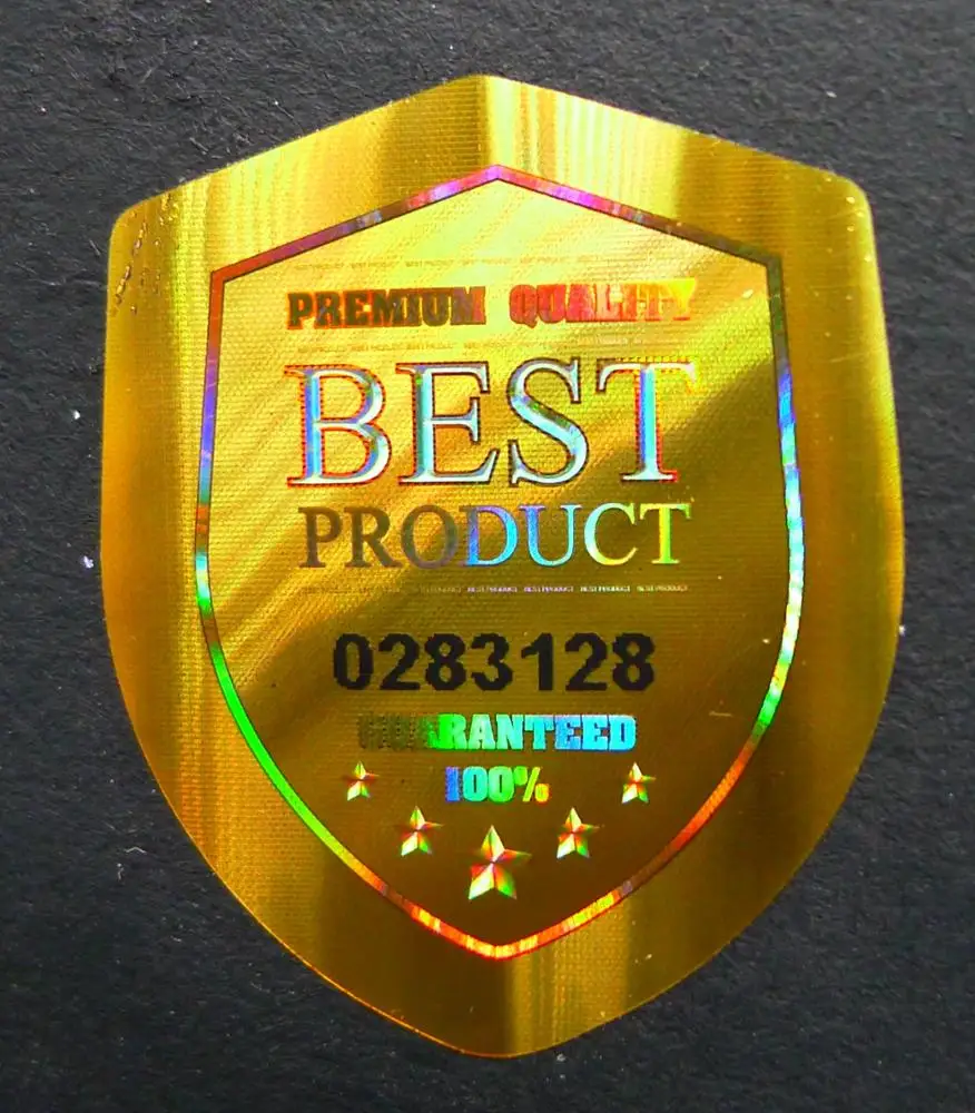 Hot Sale Customized Self Adhesive Anti-fake Label 3d Hologram Sticker