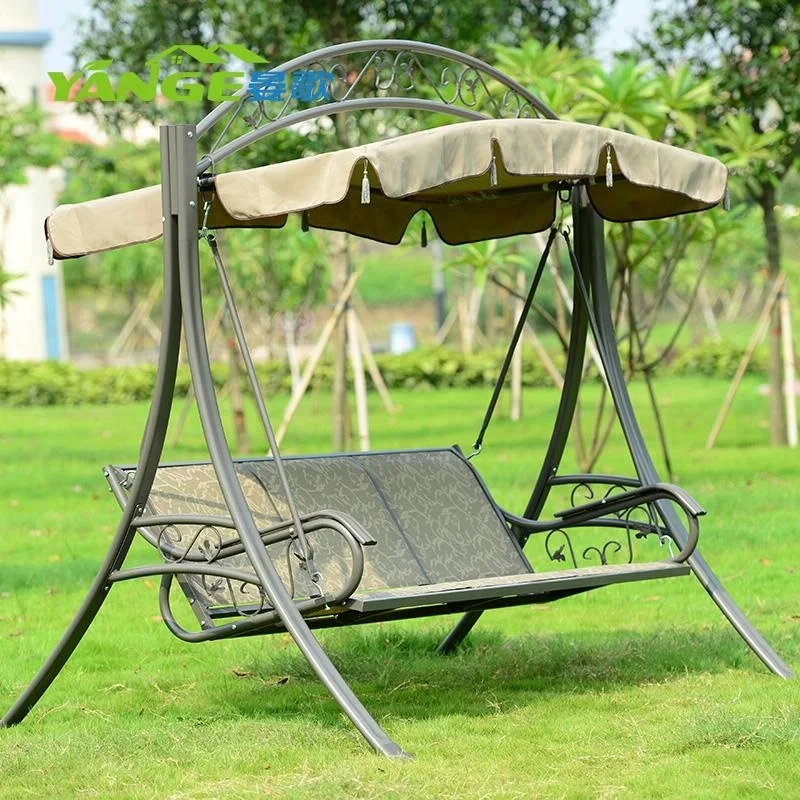 Modern furniture miami patio cane swing chair with cushions