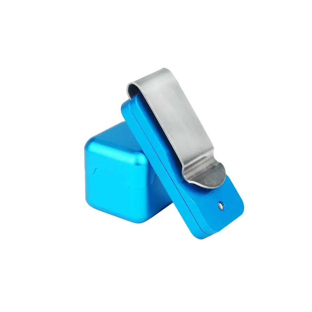 Fashionable Pool Cue Chalk Holder Billiards Stick Tip Chalk Case with  belt Clip billiard