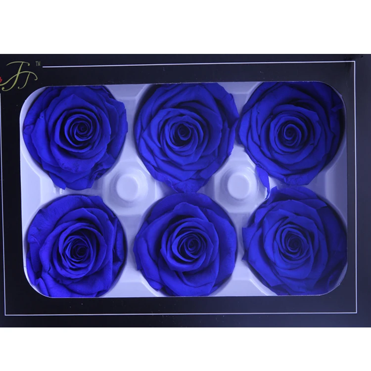 
5-6 cm Preserved flower Roses Head Eternal natural Rose Flower head for Wedding decoration 