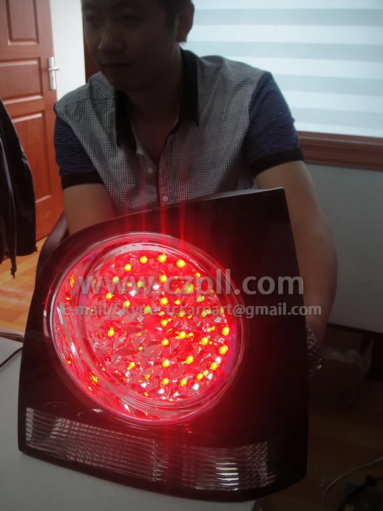 TAIL LIGHT for VW POLO GTI 2005 - 2009 carpart EU: 6Q6 945 095AB / 096AB  WHITE LED