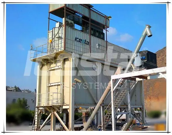 ICESTA concrete batch plant cooling system ice machine plant