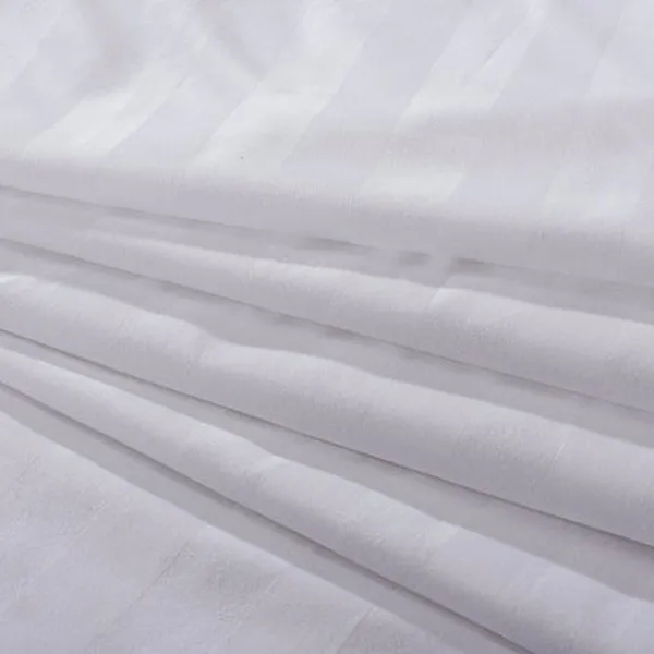 200T 250T 400T 500T White bed sheet sets linen home hotel double bed sheet cotton sheets for bed whole sale set