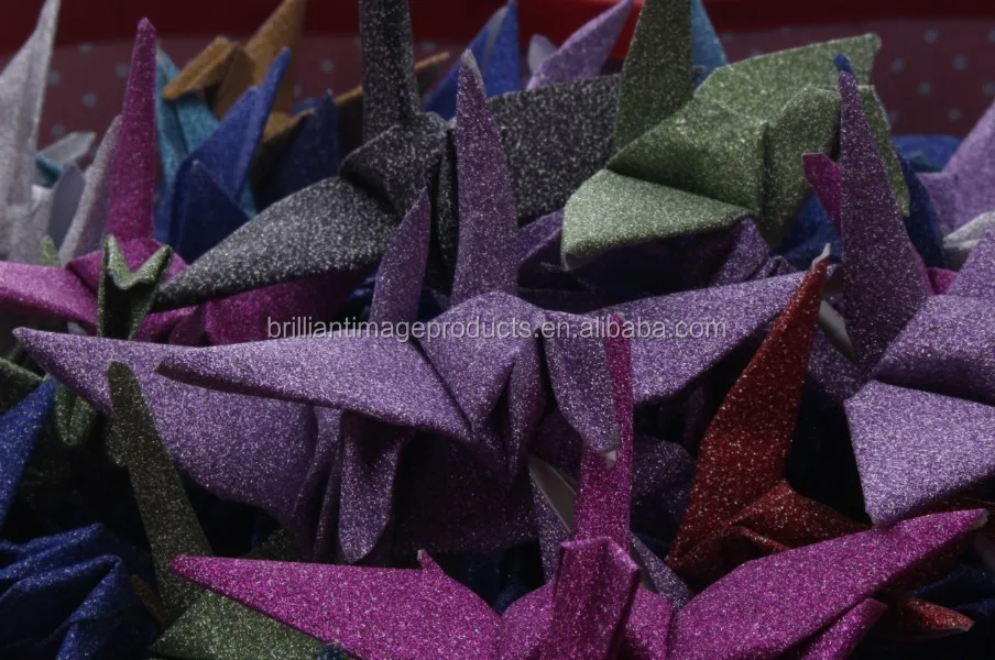 Origami Paper Crane | Handmade Multi Color Cranes | Handcrafted Party Wedding Thanksgiving Christmas Decoration