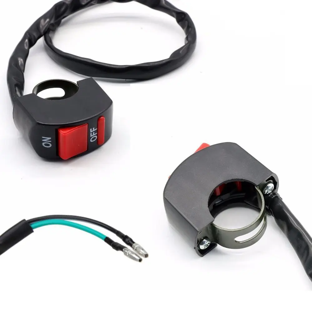 Motorcycle Motorbike Handlebar Kill ON OFF Stop Switch