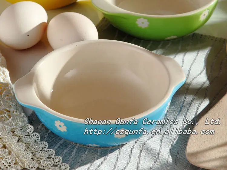 Ceramic Bakeware Sets small baking tray with handle