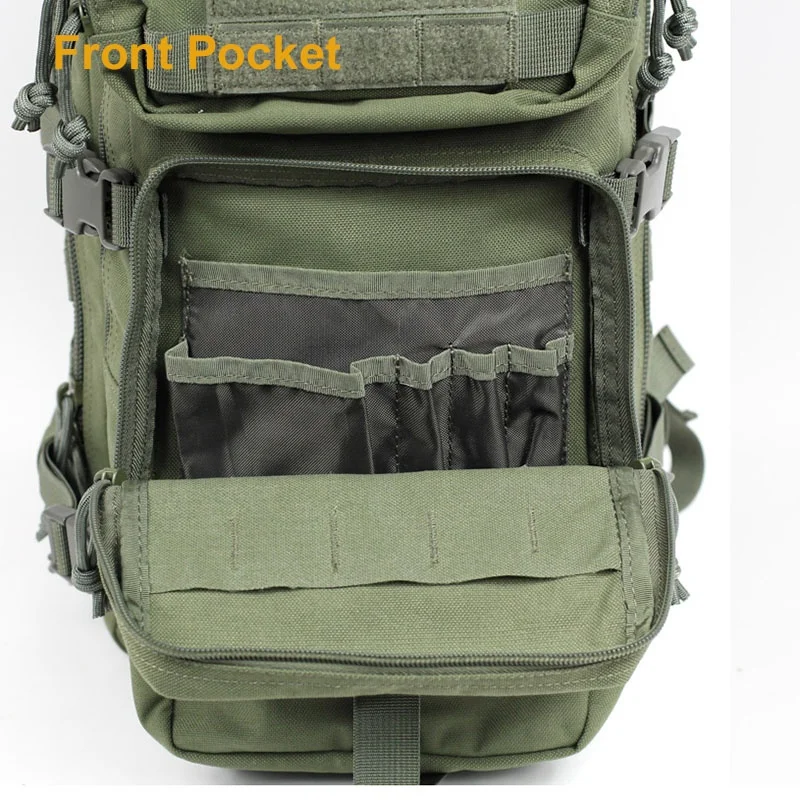 1000D Nylon Durable and waterproof 35L Large  tactical 3P Attack backpack with MOLLE system