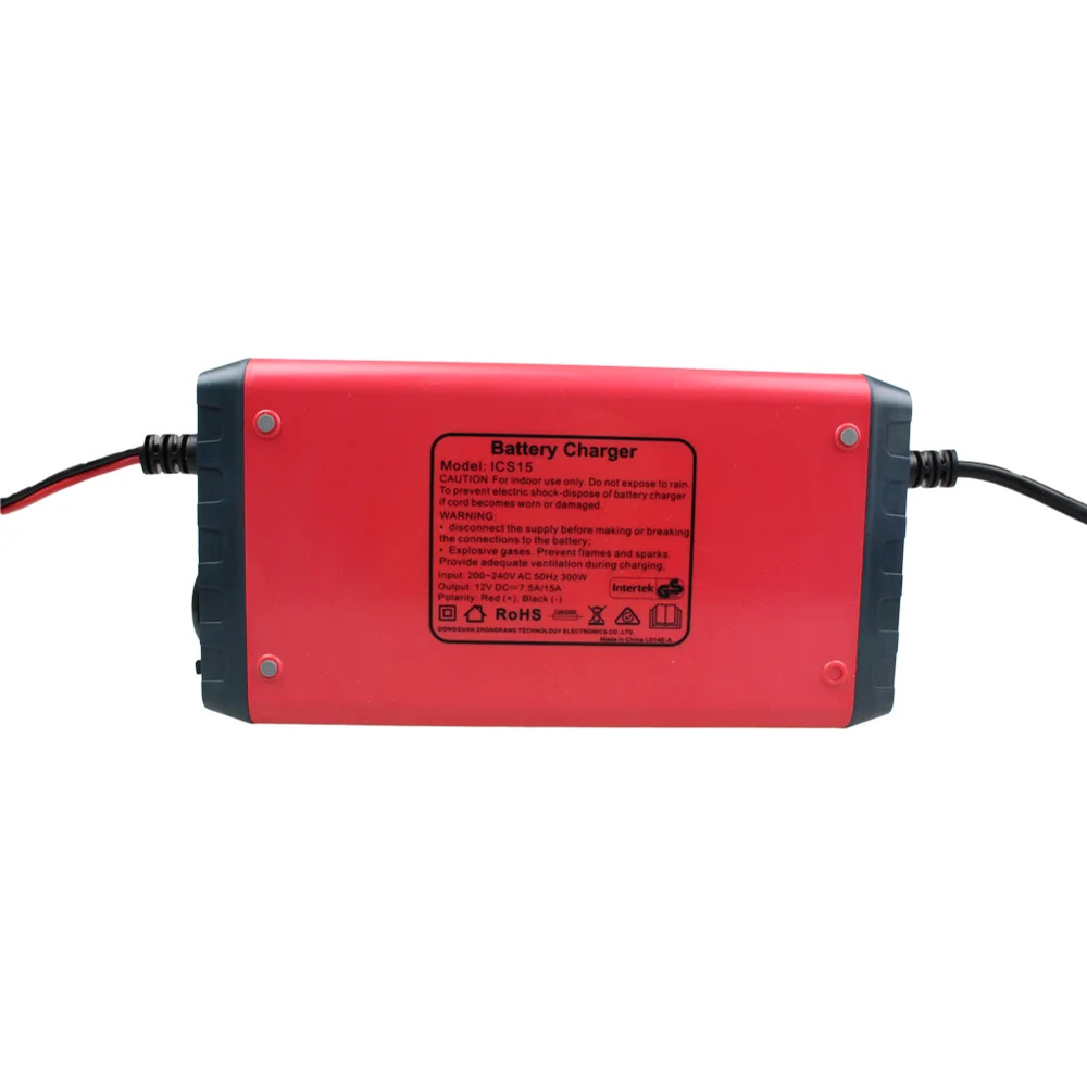 AC to DC batter charger 12 Voltage  7.5 A/15 Amp Select 9-Stage Smart Car Battery Trickle Charger Maintainer