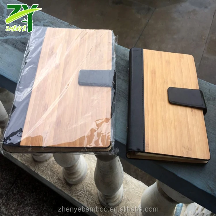 
ZY-851 Bamboo Notebook with Pen Inside Multi Purpose Notebook Factory Wholesale Price ! 