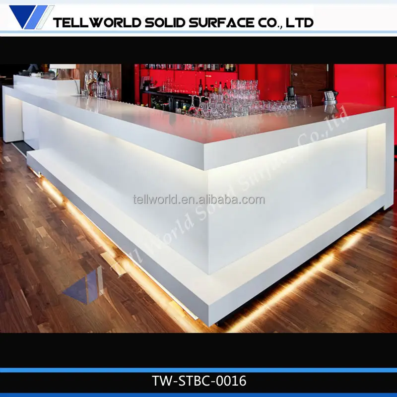 led furniture design l shaped bar counter
