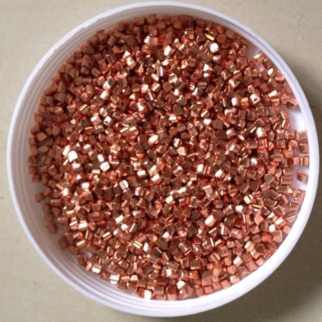 
99.9995% Purity cu copper grain with mill copper price 1 kg for sale 