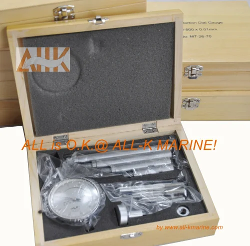 IMPA 652670 CrankShaft Distortion Dial Gauge for Range 100-500x0.01mm