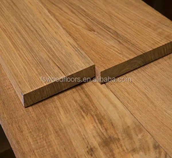 Водонепроницаемый необработанный бирманский Тиковый деревянный настил