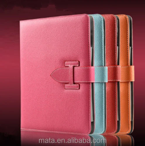 Protective Buckle PU Leather Case Tablet Cover Case for Ipad