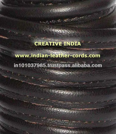 Stitched Nappa Leather cords for making jewelry accessories