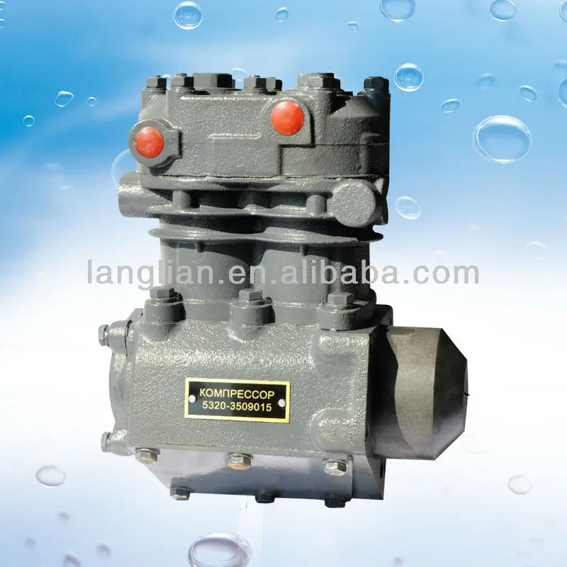 truck air compressor KAMAZ two cylinder car air compressor 5320-3509015