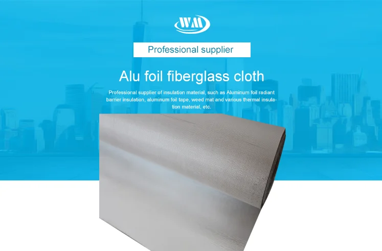 foil fiberglass cloth 