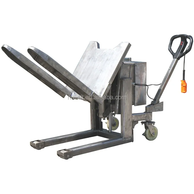 Electric and Manual Type Pallet Tilter 1000KG Capacity Tilt Master