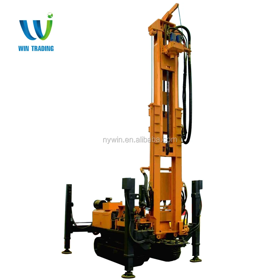 
Crawler Type 400m Water Well Bore Hole Drilling Rig 