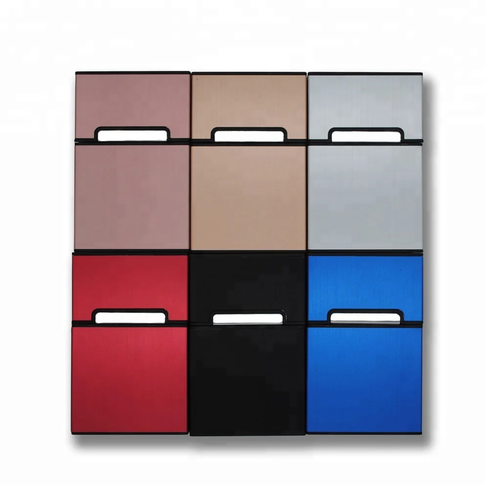 Оптовая продажа водонепроницаемый тонкий алюминиевый портсигар оптовый продавец защитный для