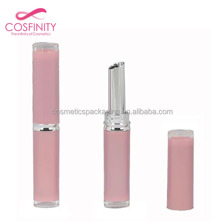 empty makeup bottle packaging luxury slim lipstick case colorful unique lip balm container