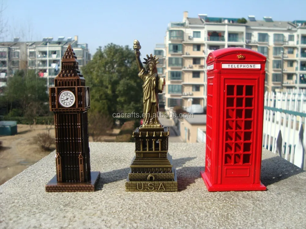 London Souvenir Mini Die Cast Metal Figurine - London (Gilt) Big Ben
