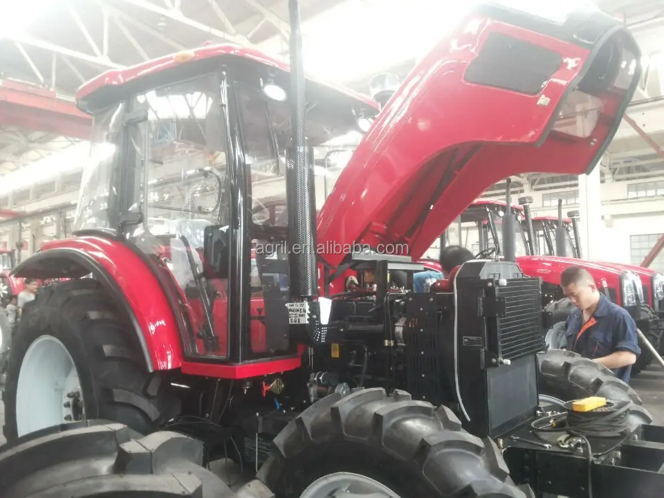 new design hot sail farm tractor 704,70Hp,4WD. 804 ,80Hp 4 WD with air coditioner and front end loader, use YTO,DEUTZ, engine