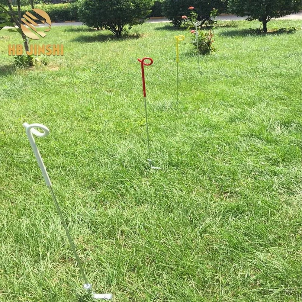 1.07M Farm Animal Tread-in Portable Pigtail Insulated Fence Post