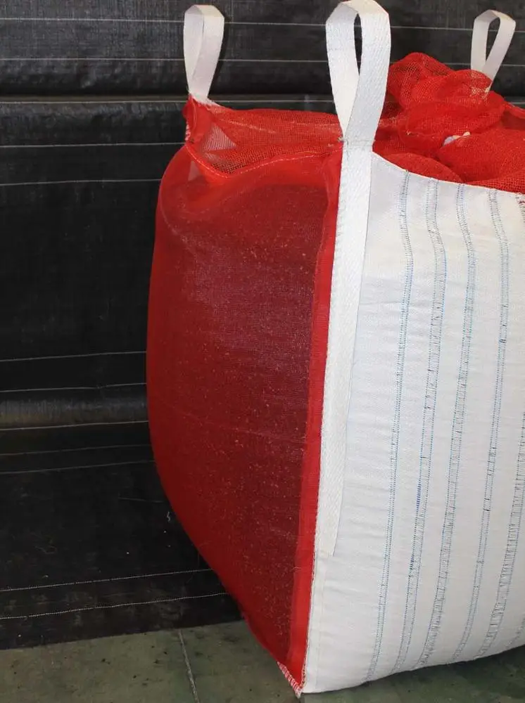 FIBC bag packing for onion and potato with Breathable fabric high resistance quality safety fator 5:1