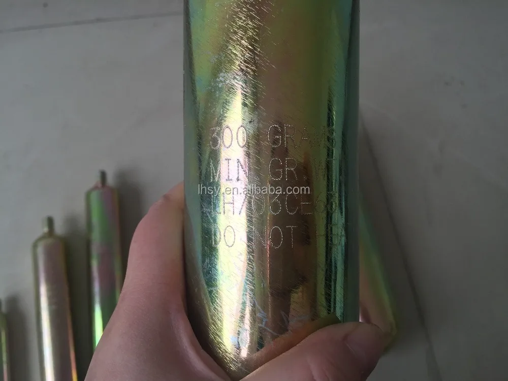 EN 12402-7 certified 33g co2 cylinder / cartridge