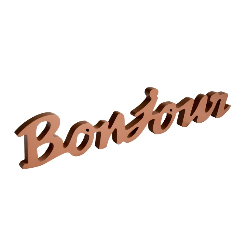 
HOME design 3d craft wooden letter alphabet for wall decoration 