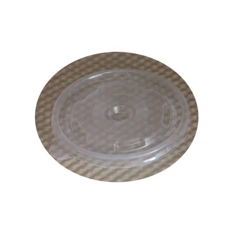 Flat PP Plastic Food Container Lid Cover 90mm, 100mm, 112mm, 120mm, 135mm, 140mm, 150mm, 165mm, 175mm, 183mm