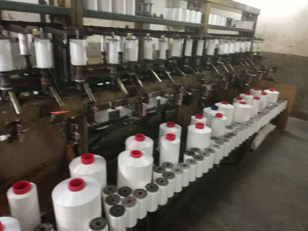 180#7070 rubber thread yarn latex covered double nylon latex rubber polyamides dope dyed yarn