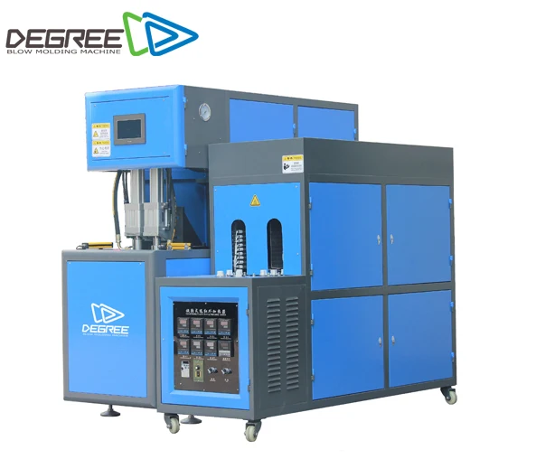 Semi Automatic 2 cavity 4 Cavity Small Plastic Bottle Making Machine / Blowing Bottle Machine