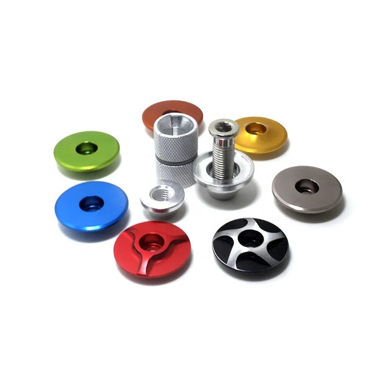 Long Service CNC Machined Bike Parts Bicycle Headset Top Caps
