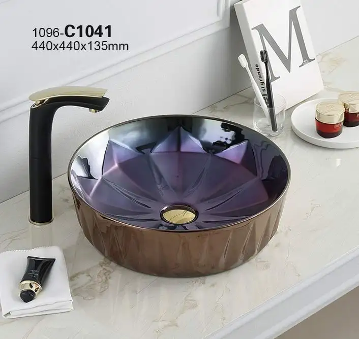 C1052 PATE bathroom vanity sink modern washbasin cabinet design