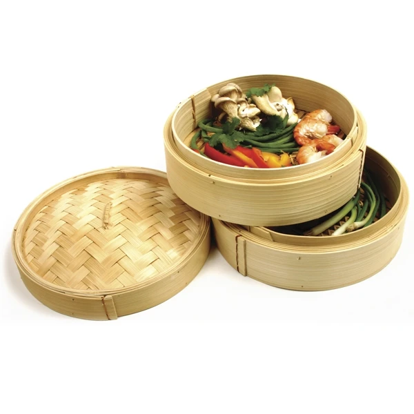 Wholesale mini dim sum square bamboo steamer basket for sale