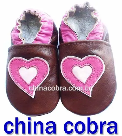 
CHINA COBRA soft sole leather baby shoes (new design! accept paypal,credit card) 