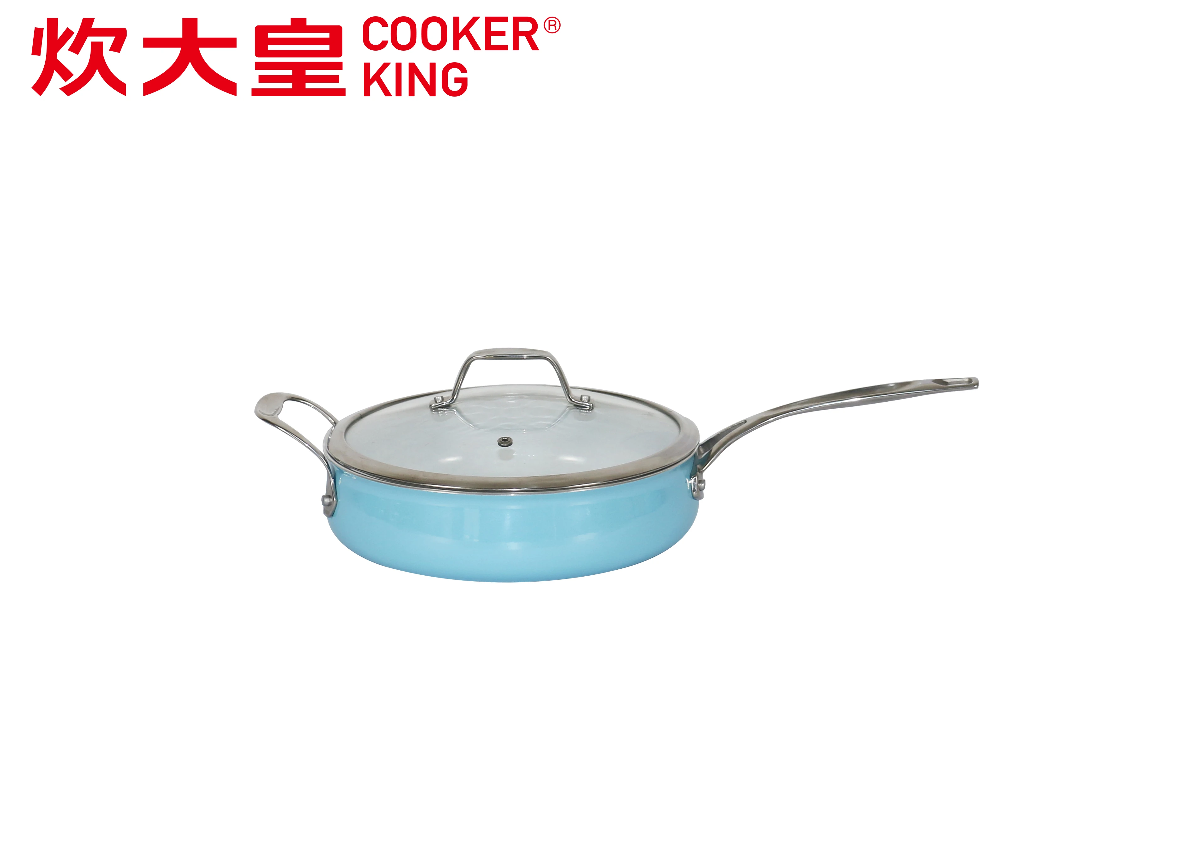 
BIG GIRL pressed aluminium non-stick cookware set 