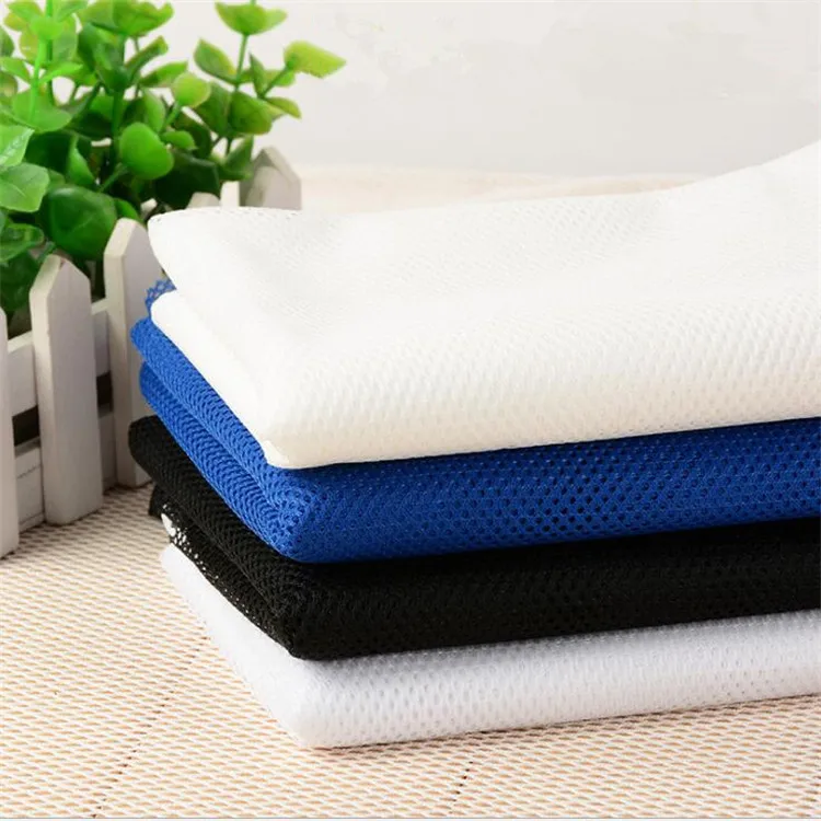Wholesale 100% polyester air mesh fabric for hats sports wear cheap price handmade DIY fleece fabric