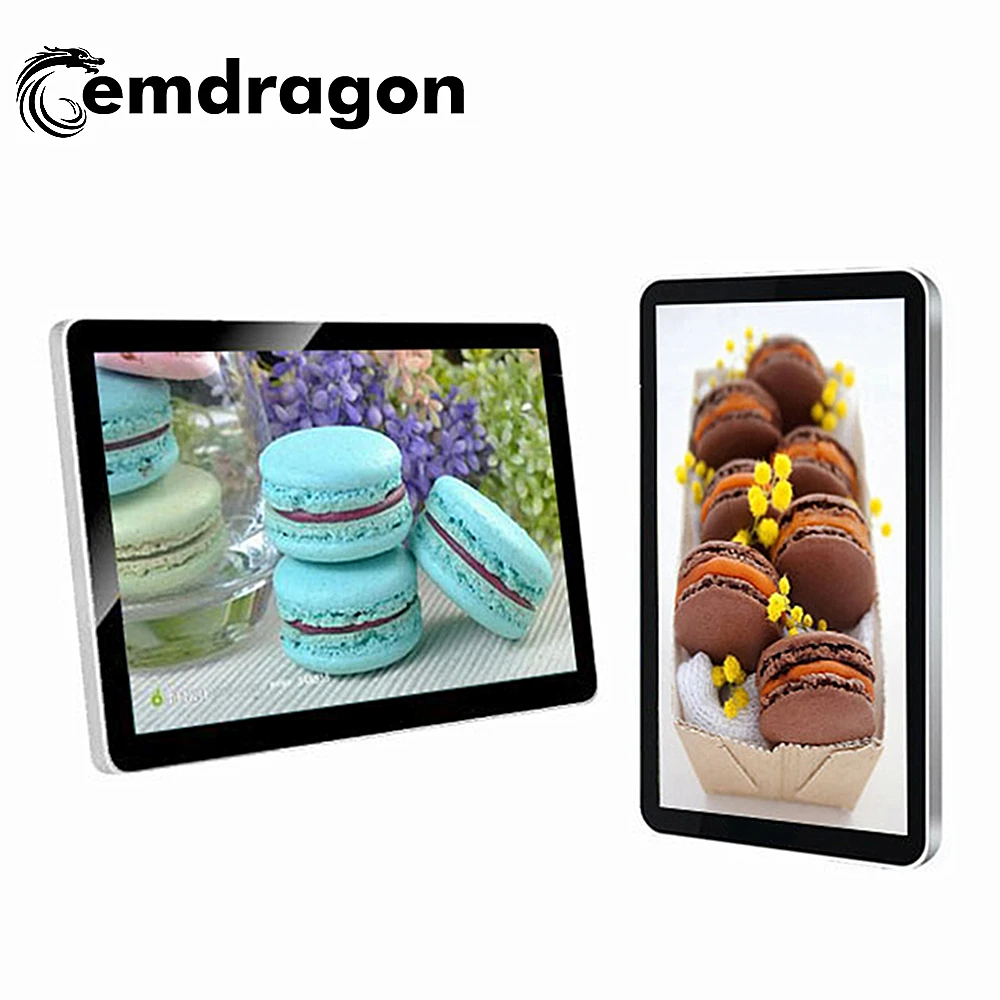 4K Android Wall Mount lcd Touch ad Screens indoor 15.6 inch digitalsignage walldigitalsignage digitaladvertising